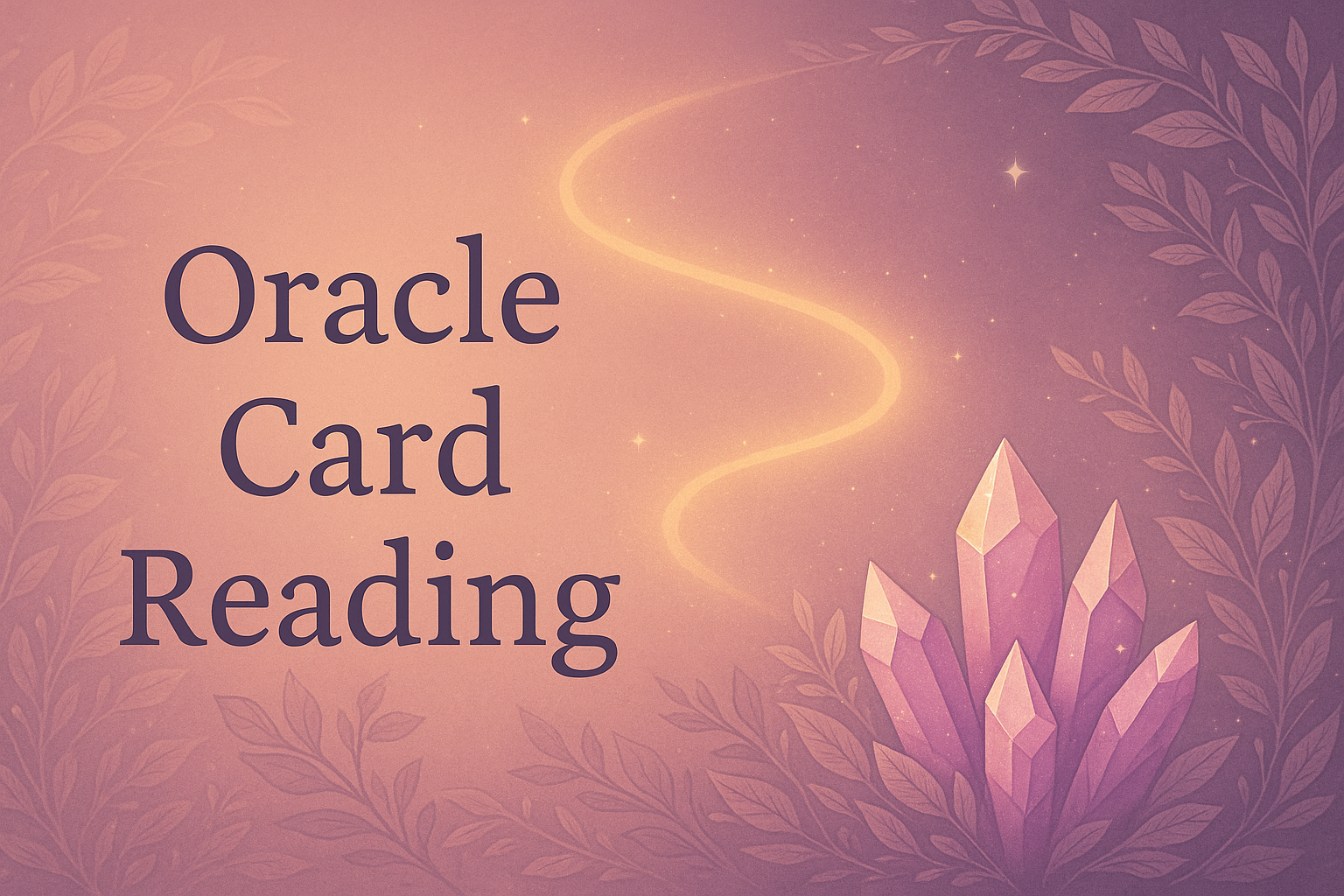 Oracle Card Reading Banner