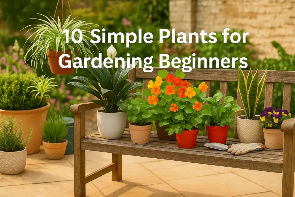 10 Simple Plants For Gardening Beginners Feature